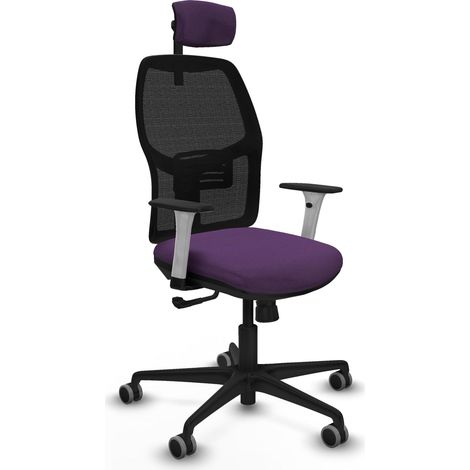 Silla de oficina piqueras y crespo Alfera crema mecanismo sincronizado (1/2)