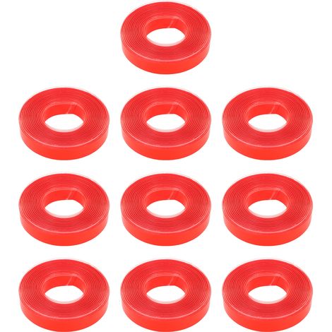 10 rouleaux de ruban adhésif Double face pour ongles, Transparent, adhésif fort, résistant à la chaleur, affichage artistique pour Salon et maison (1/5)
