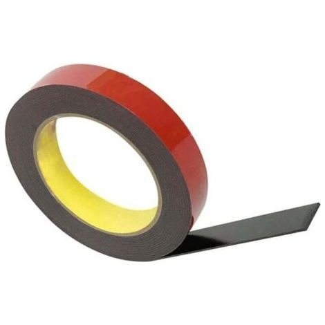 Hitzebeständiges Thermoschaumklebeband für Gewächshausreifen im Garten, 3M extra starkes doppelseitiges Klebeband, wasserdicht und extrem hitzebeständig, 15 mm x 3 m (1/4)