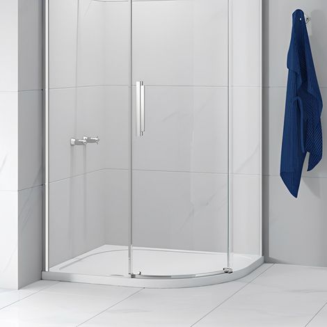 Merlyn Touchstone Offset Quadrant Shower Tray 900mm x 760mm Right Handed (1/5)
