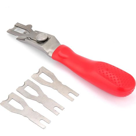 Kit de refendage et de soudage pour sols en vinyle PVC, outil de finition pour sols, 3 lames (1/5)