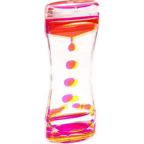 Sablier à Liquide Coloré Anti-Stress - Jouet Sensoriel pour Enfants et Adultes - Minuterie Visuelle Apaisante (1/5)