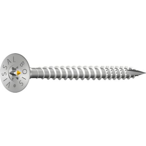 Vis Bois TTAP Filetage Partiel Asymetrique Torx TX20 Acier Zingue Blanc - D.3,5x30mm - Boite de 1000 (1/2)