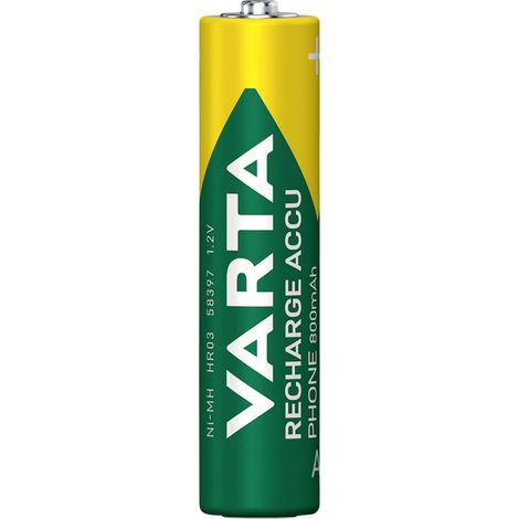 Varta 58398101501 Pile rechargeable LR3 (AAA) NiMH 800 mAh 1.2 V 1 pc(s) Y198443