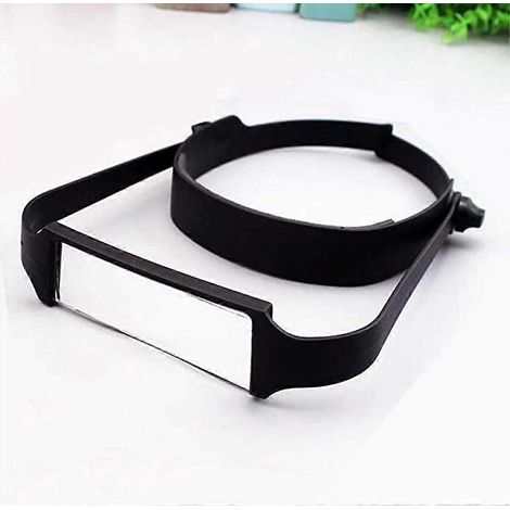 Loupe frontale avec lampe - Zoom 1,6x, 2x, 2,5x et 3,5x, 4 lentilles amovibles (1/5)