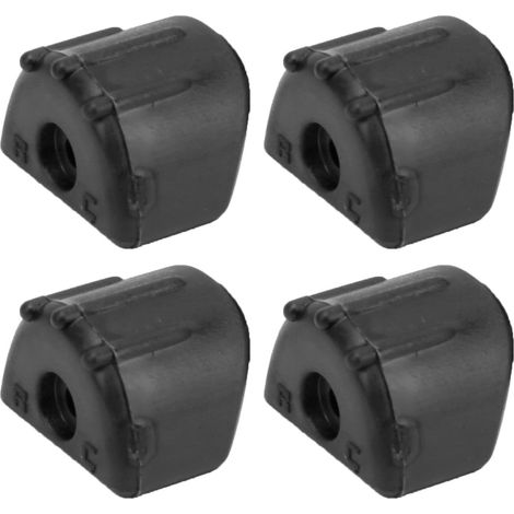 Lot de 4 protections anti-chocs résistantes à l'usure pour voitures télécommandées 1/8 (noir) (1/5)