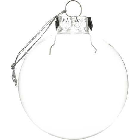 Boules de Noël transparentes en plastique PET, cadeaux, pendentif à suspendre au sapin de Noël, décorations de Noël (1/5)