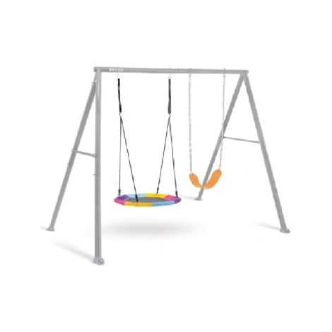 Altalena Per Bambini 2 Giochi 3-10 Anni Cm.254X235X200H. - cm.254x235x200h. - peso kg.26,9 (44126) (1/5)