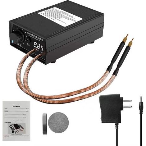 8000W High Power Dual Pulse Spots Welding Machine for Welding lithium battery Lithium Battery Cellphone Batteries and 0.1-0.15mm Nickel Sheet (1/4)
