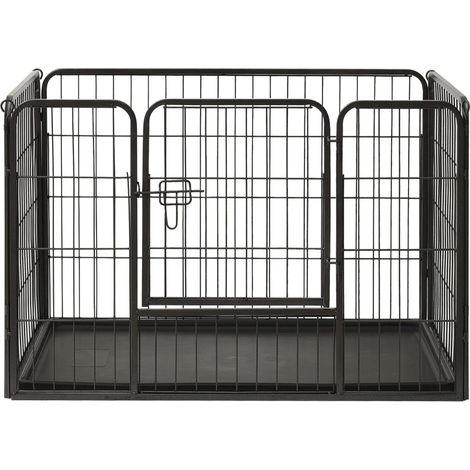INLIFE Parc pour chiots Acier 91,5x59x61 cm (1/5)