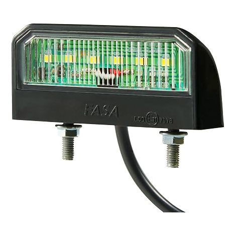 Éclairage de plaque d'immatriculation arrière LED 12 V 24 V universel pour remorque, caravanes voiture, camion, vans,feu de plaque remorque (1/5)