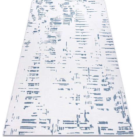 Teppich ACRYL DIZAYN 8840 Elfenbein / blau blue 80x300 cm