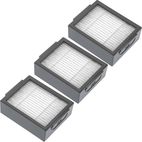 Kit de filtres haute efficacité compatible avec les iRobot Roomba séries 'e', 'i' et 'j' (3 pièces) (1/5)