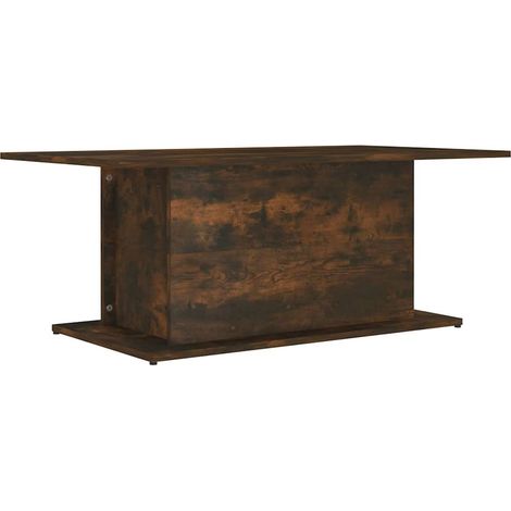Table basse de salon, Table Café, Chêne fumé 102x55,5x40 cm Aggloméré OIB9248E (1/5)