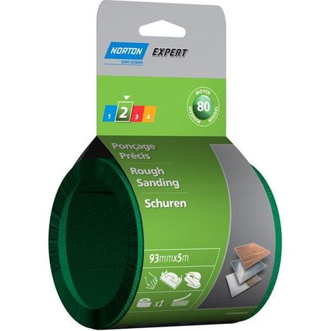 Rollenware Norgrip 93x5m G. 80 Profi - Norton