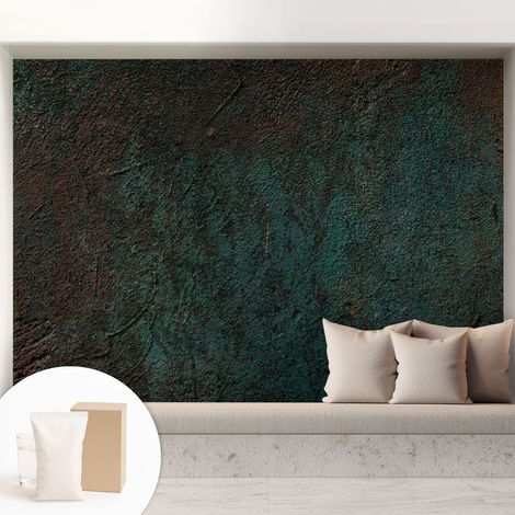 Papier peint intissé avec imprimé pour intérieur moderne application facile a motif - Colle incluse gratuite Surface rustique 208x146 cm (1/5)