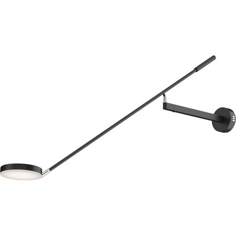 Maytoni Fad Lampada da parete moderna a LED integrata dimmerabile Nero 3000K (1/4)