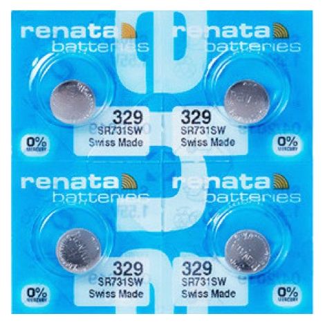 .4 Piles renata 329 SR731SW.
.