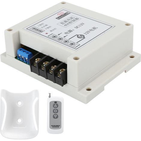 433-MHz-DC12V-Fernbedienung für leistungsstarke Motoren mit Relais und Drehregler (1/5)