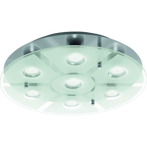 Lampe de plafond Cabo-Sd nickel rond - 75343