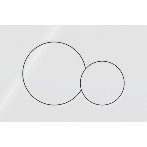 Geberit Sigma 01 WC-Betätigungsplatte – Kunststoff – 3/6 l Wasserersparnis – Werkzeuglose Montage – Abmessungen 247 x 165 mm (1/2)