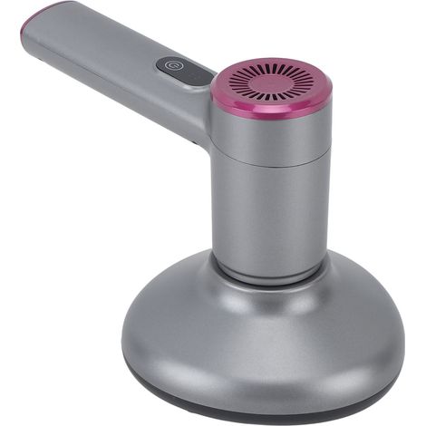 Aspirateur portatif 2600 mAh avec lampe UV-C pour éliminer les acariens, idéal pour la maison (violet et gris). (1/5)