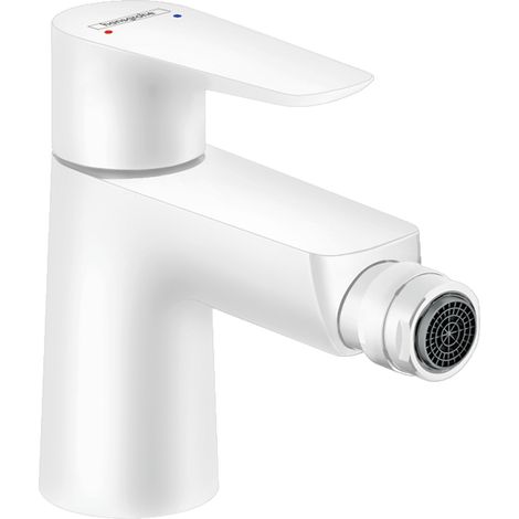 Hansgrohe Talis E - Bidetarmatur mit Ablaufgarnitur, weißmatt 71720700