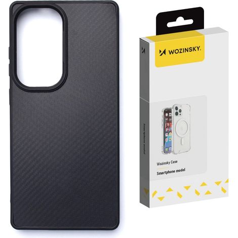 Custodia in fibra di carbonio con MagSafe per Samsung Galaxy S25+ - Nera (1/5)