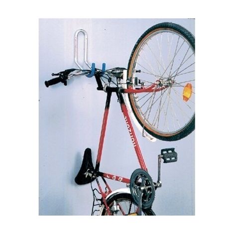 Crochet mural gainé 1 vélo  double