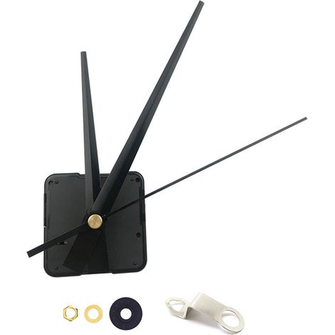 Quartz clock movement, large silent electronic clock movement, metal hands