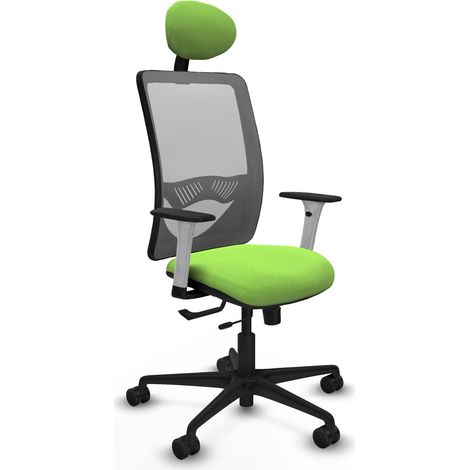 Chaise de bureau piqueras y crespo Zulema blanc bois confortable (1/2)