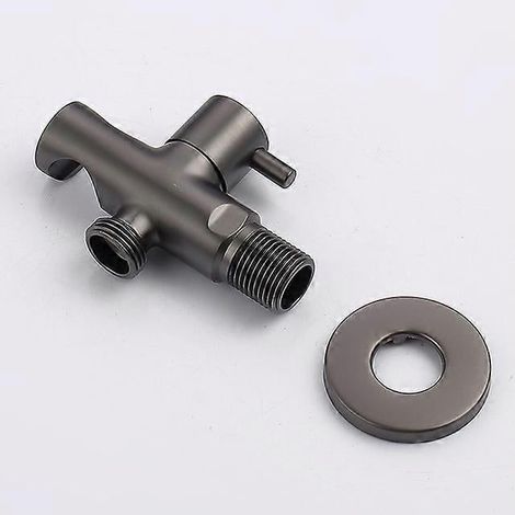Ensemble d'accessoires pour bidet et WC à main en laiton, robinet de bidet noir, douche à jet d'eau pour salle de bain (1/5)