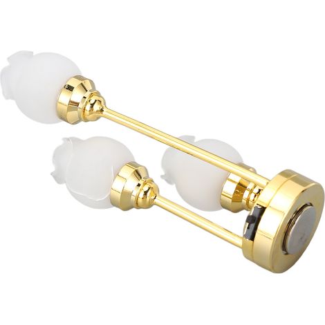Lampe miniature pour maison de poupée, 3 boutons de fleurs, échelle 1:12, accessoire de plafond doré (1/5)