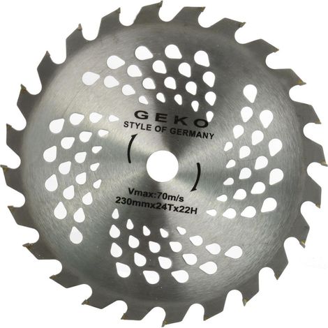 Kreissägeblatt geko circular saw blade 230 mm 24 Zähne Hartmetall