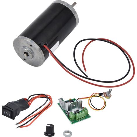 Moteur à aimant permanent CC silencieux, mini moteur haute vitesse, rotation horaire/antihoraire pour générateur DIY, 12 V, 4000 tr/min (1/5)
