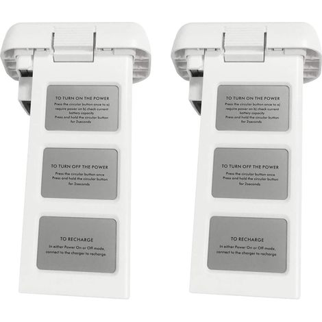 Batterie de Remplacement, 15,2V 4480mAh Accu LiPo Rechargeable pour DJI Phantom 3 Standard (Deux Batteries) (1/5)
