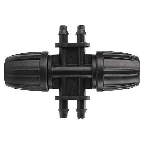 Packung mit 10 Gartenbewässerungsschlauchverbindern, 6-Wege-Bewässerungsarmaturen für 9/12"- und 4/7"-Gartenschläuche (1/5)