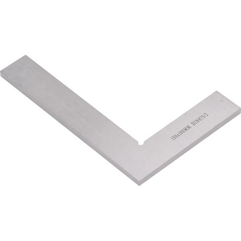 Équerre métallique en forme de L à 90 degrés, outil de mesure d'angle droit pour machinistes et menuisiers, 150 x 100 mm (1/5)
