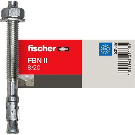 Fischer Tassello FBN II 12/50 E in acciaio per calcestruzzo e pietra compatta, 62916 (1/5)