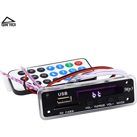 Verlustfreie 5V/12V-Decodierkarte via App, Bluetooth, USB-Stick, SD-Karte, Audioempfänger, Player, Freisprechfunktion, Stromausfallspeicher (1/4)