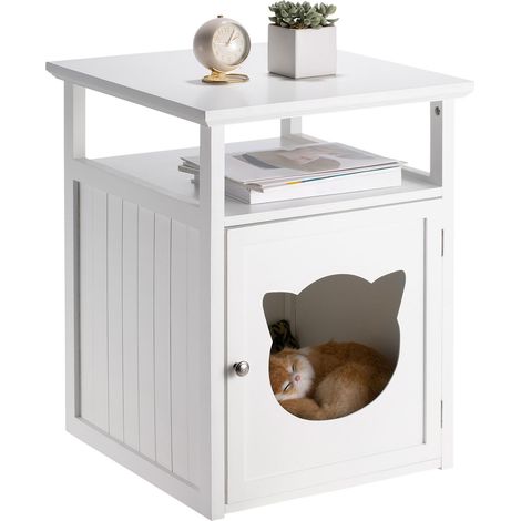 Table de chevet GATO Blanc