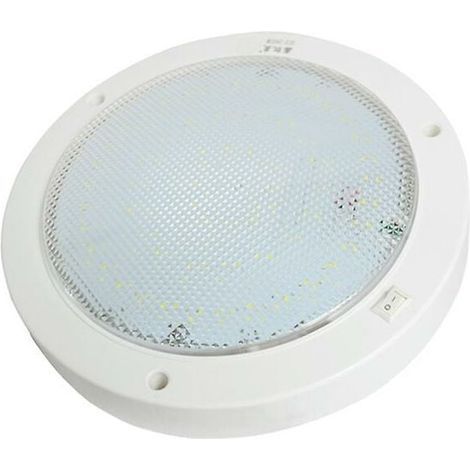 Plafonnier 12v RV marine DC LED luminaires 9W surface ronde montée avec interrupteur (1/5)