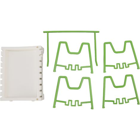 Porte-couvercle en PP durable, base antidérapante stable, gain de place, pour planche à découper et rangement de cuisine, type C. (1/5)