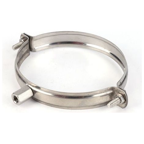 Support de tuyau en acier inoxydable de 75 mm - Clip de montage de conduit - Support de tuyau en PVC - Collier de serrage métallique - Support de conduit rigide - Collier de serrage de tuyau d (1/4)