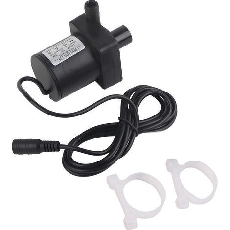 Mini pompe submersible avec moteur CC sans balais silencieux pour piscines, bassins et aquariums, 12 V, 18 W, 800 l/h
