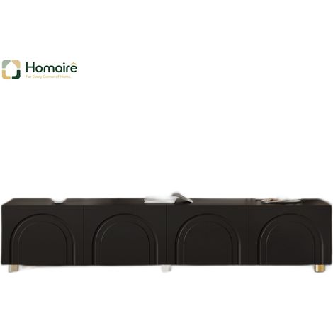 TV-Ständer schwarz 180 x 35 x 40 cm MDF STORAGE HOMAIRE (1/5)