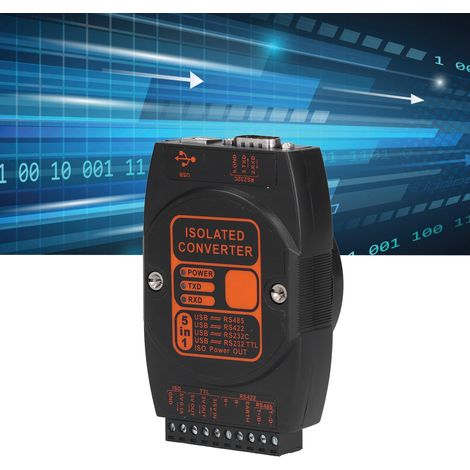 Industrieller Überspannungsableiter DCM2610A, optisch isolierter USB-zu-RS485/422/232/TTL-Konverter (485 zu USB). (1/5)
