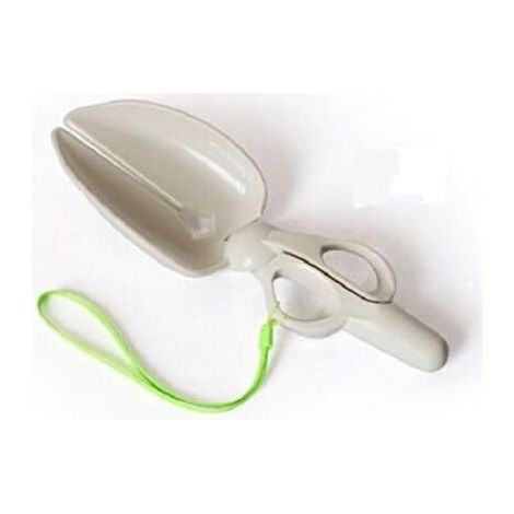 QORVA-Granulés en forme de ciseaux, la solution idéale pour nettoyer les déjections canines et animales (gris) (1/4)