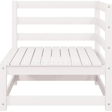 Maison Exclusive - Gartensofa 2-Sitzer mit Kissen Kiefer Massivho (1/5)