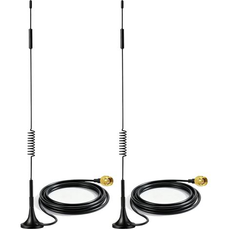 Antenne 4G LTE 3G GSM Intérieur SMA Mâle 7 dBi MIMO Câble 3 m (1/5)